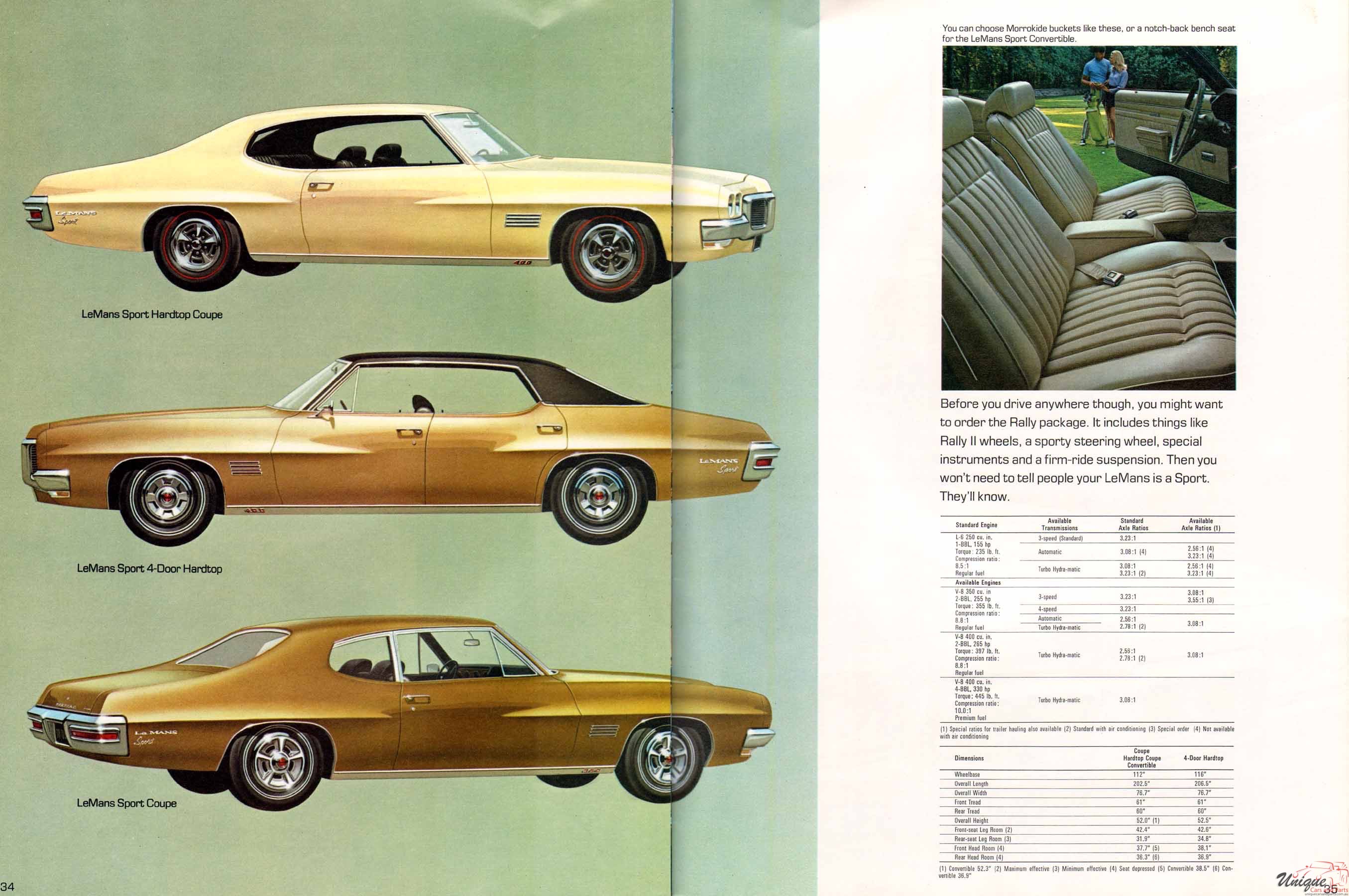 1970 Pontiac Full-Line Prestige Brochure Page 24